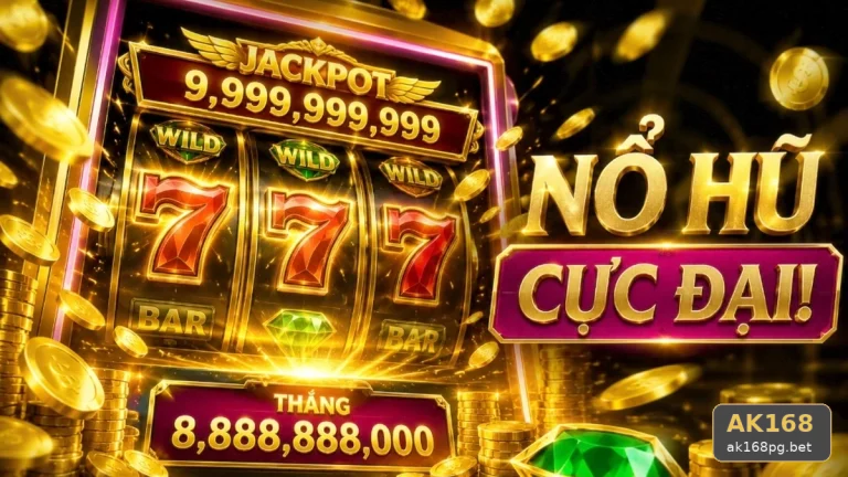 Nổ Hũ AK168: Hướng Dẫn Người Mới Kiểm Tra Giao Diện Và Dữ Liệu Slot, Jackpot Tại ak168pg.bet
