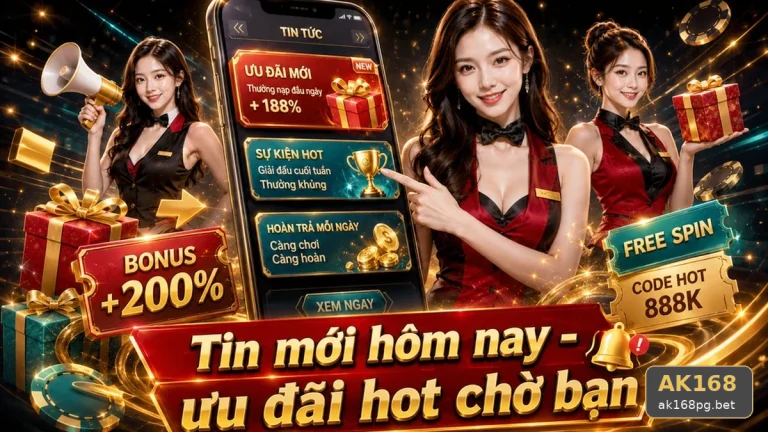 Đọc Dữ Liệu Tin Tức AK168: Hướng Dẫn Người Mới Kiểm Tra Giao Diện Và Ưu Đãi Tại ak168pg.bet